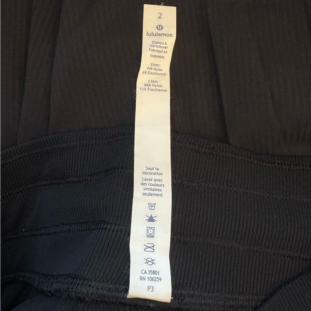 lululemon athletica - Street To Studio Pant II Black - Water-repellent - Size 2 - Picture 14 of 14